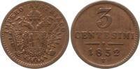 Österreich - Lombardei und Venetien 3 Centesimi Franz Joseph, 1848 - 1916, Venedig -