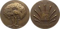 Belgien Große Bronzemedaille a.d. 100. Firmenjubiläum des Lebensmittelhändlers Delhaize Group, 1867 - 1967 -