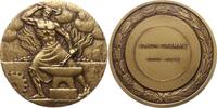 Belgien, Stadt Lüttich Große Bronzegussmedaille v. Muller, a.d. 50-jährige Jubiläum der Ingenieurschule Union Gramme, 1909-1959 -