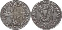 Scudo della Croce zu 140 Soldi 1585 - 1587 Italien, Venedig Pasquale Cicogna, 1585 - 1595, Mzz.: AB, Münzmeister Alvise Baffo, 1585 - 1587 Sehr s...