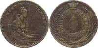 Großbritannien, Königreich Messing Jeton Victoria, 1837-1901, Keep Your Temper / Spaten, umher Honi Soit Qui Mal Y Pense -