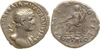 Römisches Kaiserreich Denar Hadrian, IMP CAESAR TRAIAN HADRIANVS AVG / PM TR P COS II, FORT RED, Fortuna -