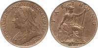 Großbritannien Farthing (1/4 Penny) Victoria, 1837 - 1901 -