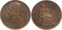Großbritannien 1 Penny Victoria, 1837 - 1901 -