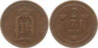 Schweden, Königreich 2 Öre Oskar II., 1872 - 1907 -