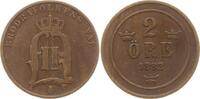 Schweden, Königreich 2 Öre Oskar II., 1872 - 1907 -