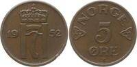 Norwegen, Königreich 5 Öre Haakon VII., 1905 - 1957 -