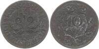 Polen, Generalgouvernement 10 Groszy Zink -