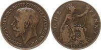 Großbritannien 1 Penny 1918 George V., 1910 - 1936 Fast sehr schön 3,00 EUR  zzgl. 3,00 EUR Versand