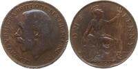 Großbritannien 1 Penny 1921 George V., 1910 - 1936 Sehr schön 3,00 EUR  zzgl. 3,00 EUR Versand