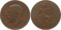 Großbritannien 1 Penny 1918 KN George V., 1910 - 1936 Schön / SGE, kl. RF 4,00 EUR  zzgl. 3,00 EUR Versand