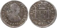 Königreich Spanien, Chile 1/2 Real 1815 So FJ Ferdinand VII., 1808 - 183... 80,00 EUR  zzgl. 6,00 EUR Versand