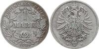 Deutschland, Kaiserreich 1 Mark 1886 A Sehr schön, winz. Grünverfärbung 10,00 EUR  zzgl. 3,00 EUR Versand