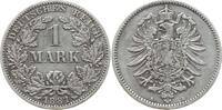 Deutschland, Kaiserreich 1 Mark 1881 A Gutes sehr schön 10,00 EUR  zzgl. 3,00 EUR Versand