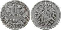 Deutschland, Kaiserreich 1 Mark 1874 A Schön - sehr schön 7,00 EUR  zzgl. 3,00 EUR Versand
