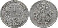 Deutschland, Kaiserreich 1 Mark 1886 E Schön - sehr schön 8,00 EUR  zzgl. 3,00 EUR Versand