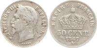 Frankreich, Kaiserreich 50 Centimes Napoleon III., 1852 - 1870, Paris -