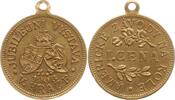 Österreich, Kaiserreich, Stadt Prag Tragbare Bronzemedaille Erster Preis des Radrennens anlässlich der Prager Jubiläumsausstellung -