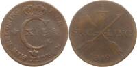 Schweden, Königreich 1/2 Skilling Karl XIV. Johann, 1818 - 1844 -