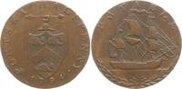 Großbritannien, Königreich 1/2 Penny Token George III., 1760 - 1820, Portsea Payable -