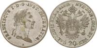 Österreich, Kaiserreich 20 Kreuzer Franz II. (I.), 1792 - 1835, Wien, mit flatternden Bändern -