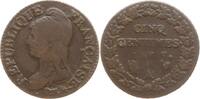 Frankreich 5 Centimes Paris -