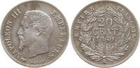 Frankreich, Kaiserreich 20 Centimes Napoleon III., 1852 - 1870, Paris -