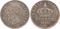 Frankreich, Kaiserreich 20 Centimes Napoleon III., 1852 - 1870, Bordeaux -