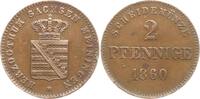 Sachsen-Meiningen, Herzogtum Cu 2 Pfennig Bernhard II. Erich Freund, 1803 - 1866 -