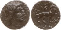 Ionien, Stadt Milet Bronze Apollokopf n.r. / Löwe n.r., oben Stern -