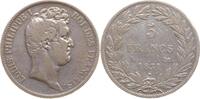 Frankreich, Königreich 5 Francs Louis Philippe I., 1830 - 1848, Bordeaux, vertiefte Randschrift -