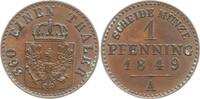 Preußen, Königreich Cu Pfennig Friedrich Wilhelm IV., 1840 - 1861 -