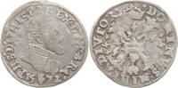 Spanische Niederlande Belgien-Brabant 1/10 Ecu Philipp II. von Spanien, 1555 - 1596, Antwerpen -