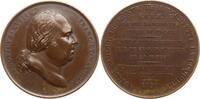 Frankreich, Königreich Große Bronzemedaille Louis XVIII., Puymaurin und Andrieu, Tour de monde de la corvette de la Coquille -