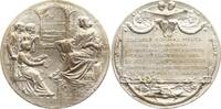 Argentinien Große versilberte Bronzemedaille auf die Einweihung der Schule in Olavarria d. Präsident José Figueroa Alcorta -