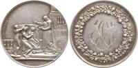 Frankreich, Kaiserreich Silbermedaille Napoleon III., 1852 - 1870, Hochzeitsmedaille v. Montagny, Randschrift -
