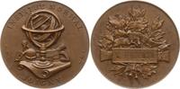Frankreich, Republik, Bourgogne Bronzemedaille Joigny, Institut Normal, Preismedaille für Klavier verliehen an Y. FENEUX -