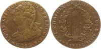 Frankreich, Convention 2 Sols, RR! Rouen, aus alter Sammlung, Variante mit Haarsträhne, sehr selten! -