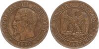 Frankreich, Kaiserreich 2 Centimes Napoleon III., 1852 - 1870, Straßburg -