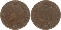 Frankreich, Kaiserreich 5 Centimes Napoleon III., 1852 - 1870, Paris -