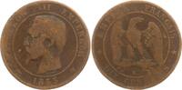 Frankreich, Kaiserreich 10 Centimes Napoleon III., 1852 - 1870, Bordeaux -