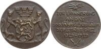 Nassau-Diez Große Bronzegussmedaille auf das 600. Jubiläum der Stadt Diez -