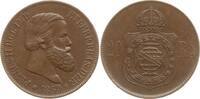Brasilien 20 Reis Pedro II., 1831 - 1889 -