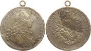 Bayern, Kurfürstentum Tragbare versilberte Bronzemedaille Zeitgen. oder etwas spätere Anfertigung im Stile der Madonnentaler -