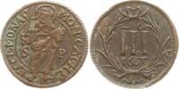 Münster, Domkapitel Cu 3 Pfennig -