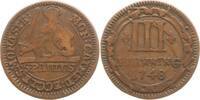 Münster, Domkapitel Cu 3 Pfennig -