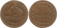 Münster, Domkapitel Cu 3 Pfennig -