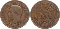 Frankreich, Kaiserreich 10 Centimes Napoleon III., 1852 - 1870, Lyon -