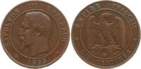 Frankreich, Kaiserreich 10 Centimes Napoleon III., 1852 - 1870, Straßburg -