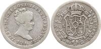 Spanien, Königreich 1 Real Isabel II., 1833 - 1868, Madrid -